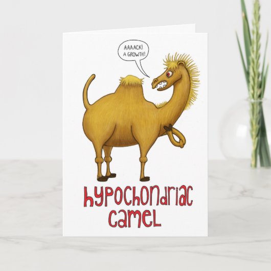 Hypochondriac Camel Karte (Vorderseite)
