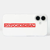 Hypochondriale Briefmarke Case-Mate iPhone Hülle (Rückseite (Horizontal))