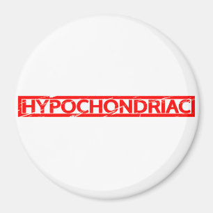 Hypochondriale Briefmarke Magnet