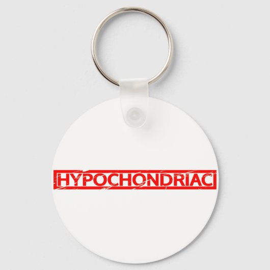 Hypochondriale Briefmarke Schlüsselanhänger (Vorderseite)