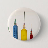 Hypodermatische Nadeln Button (Vorderseite)
