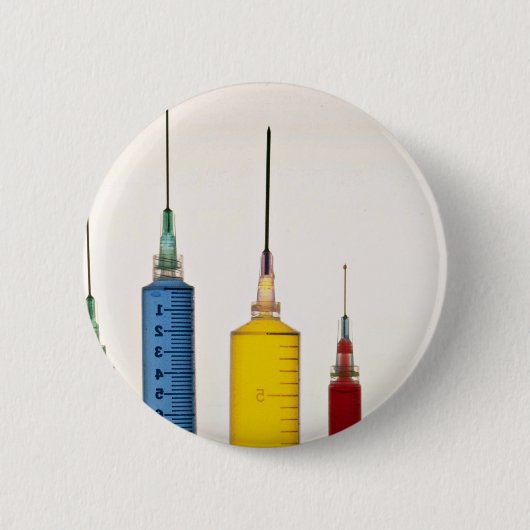 Hypodermatische Nadeln Button (Vorderseite)