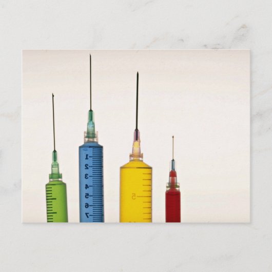 Hypodermic needles postkarte (Vorderseite)