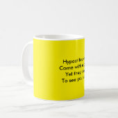 Hypokriten Kaffeetasse (Vorderseite Links)