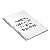 Hypokriten Notizblock (Rechte Seite)