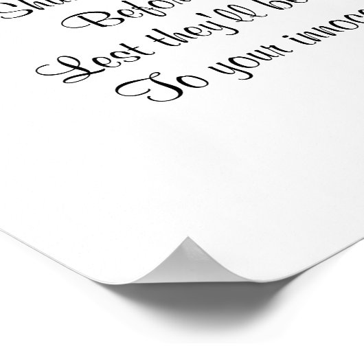 Hypokriten Poster (Ecke)