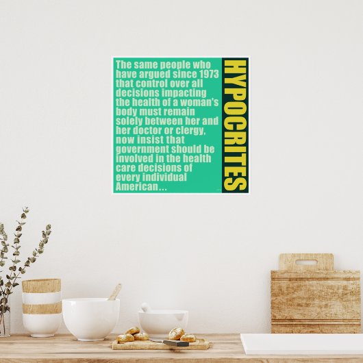 Hypokriten Poster (Küche)