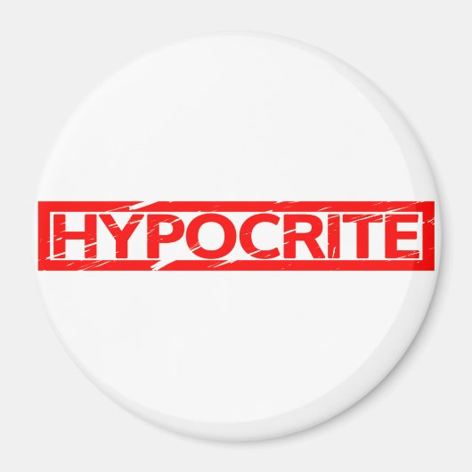 Hypokritsche Briefmarke Magnet (Vorne)