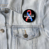 Hypoplastisches Links Herzsyndrom Warrior Black Button (Beispiel)