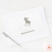 Hypotemoose Math Geek Rechteckiger Aufkleber (Umschlag)
