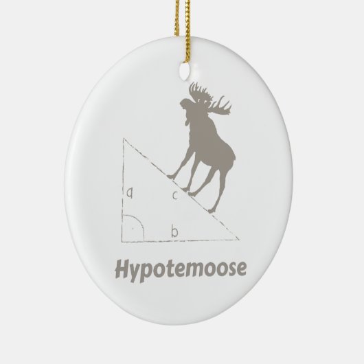 Hypotemoose Mathe-Aussenseiter Keramik Ornament (Rechts)