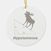 Hypotemoose Mathe-Aussenseiter Keramik Ornament (Vorne)