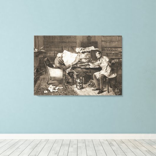 Hypothek 1899 leinwanddruck (Insitu (Holzboden))