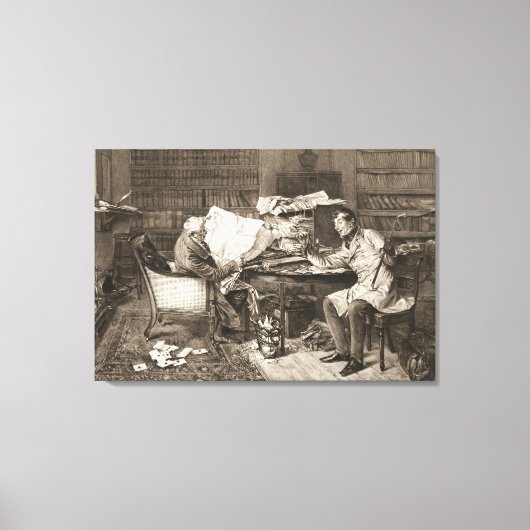 Hypothek 1899 leinwanddruck (Vorderseite)