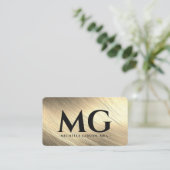 Hypothek von Realtor Elegantes Black Gold Marketin Visitenkarte (Stehend Vorderseite)