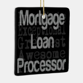 Hypothekarkreditprozessor Keramikornament (Rechts)