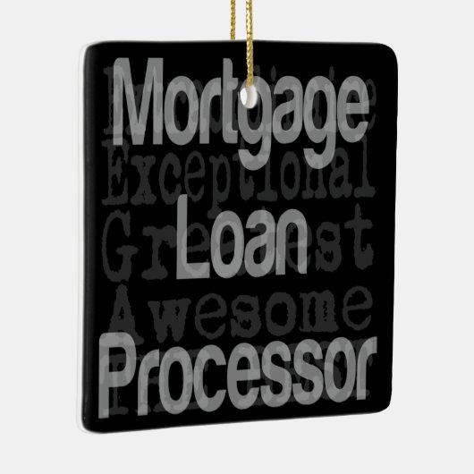 Hypothekarkreditprozessor Keramikornament (Rechts)