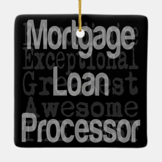 Hypothekarkreditprozessor Keramikornament (Rückseite)