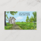 Hypothekenbank Visitenkarte (Vorderseite)