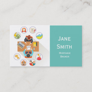 Hypothekendienstleistungen, Hypothekenmaklerbankdi Visitenkarte