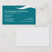 Hypothekengeldgeber-Visitenkarten Visitenkarte (Vorne/Hinten)