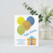 Hypothekenglück Geburtstagskarte (Stehend Vorderseite)