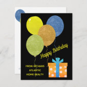 Hypothekenkarte für Realtor Happy Birthday Custom (Vorne/Hinten)