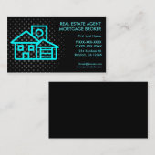 Hypothekenkarten für reale Agenten Visitenkarte (Vorne/Hinten)