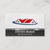 Hypothekenwohnheim Real Anwesen Logo Visitenkarte (Vorderseite)