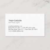 Hypothekenwohnheim Real Anwesen Logo Visitenkarte (Rückseite)