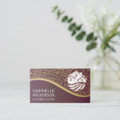 Hypothekenwohnheim Real Anwesen Logo Visitenkarte (Stehend Vorderseite)