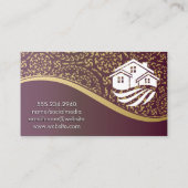 Hypothekenwohnheim Real Anwesen Logo Visitenkarte (Rückseite)