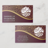 Hypothekenwohnheim Real Anwesen Logo Visitenkarte (Vorne/Hinten)