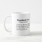 Hypothese-Prüfungs-Definition Kaffeetasse (Links)