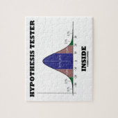 Hypothese Tester Inside (Bell Curve Spaß) Puzzle (Vertikal)