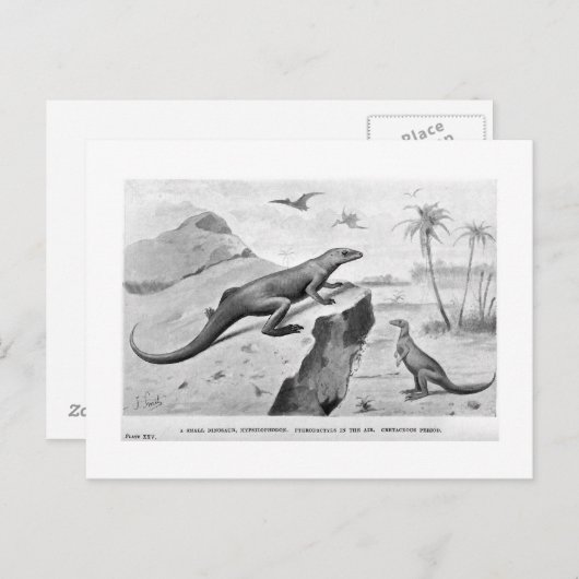 Hypsilophodon-Kunstpostkarte Postkarte (Vorne/Hinten)
