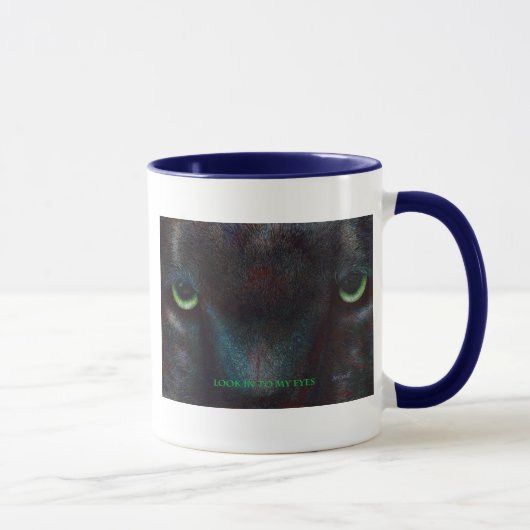 Hyptnotist der schwarze Panther Tasse (Rechts)