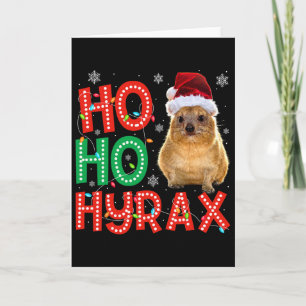 Hyraxmas Weihnachten Lustig Süße Xmas Pyjama Hyrax Karte