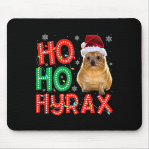 Hyraxmas Weihnachten Lustig Süße Xmas Schlafanzug  Mousepad