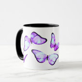 Hyriopsis Perlen-Blick-Schmetterlings-Tasse Tasse (Vorderseite Links)