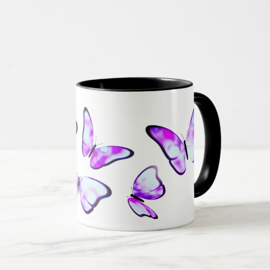 Hyriopsis Perlen-Blick-Schmetterlings-Tasse Tasse (VorderseiteRechts)