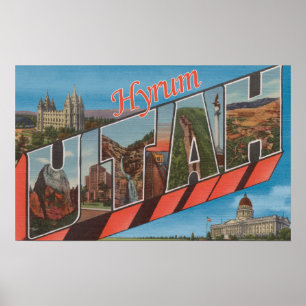 Hyrum, UtahGroße BuchstabenszenenHyrum, ABER Poster