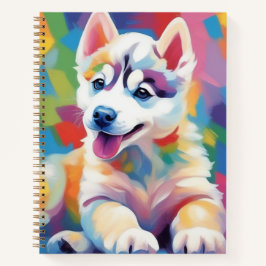 Hysky in der Abstrakten Welt! Notizblock