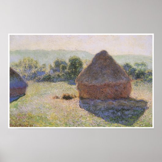 Hystacks am Noon, 1890 Poster (Vorne)
