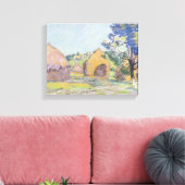 Hystacks in Saint-Cheron Leinwanddruck (Insitu (Wohnzimmer))