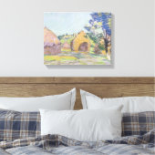 Hystacks in Saint-Cheron Leinwanddruck (Insitu (Schlafzimmer))