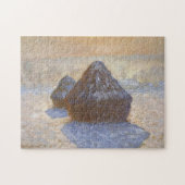 Hystacks Snow Effect Monet Frische Pasta machen Puzzle (Horizontal)