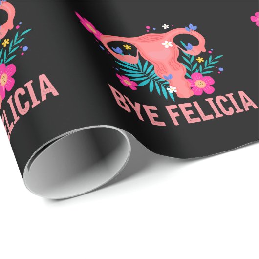 Hysterektomie Erholung Operation Uterusentfernung Geschenkpapier (Rolleneckpunkt)