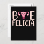 Hysterektomie Erholung Operation Uterusentfernung Postkarte (Vorne/Hinten)