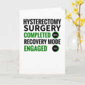 Hysterektomie Erholung | Operation zur Entfernung Karte (Gelbe Blume)